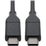 Tripp Lite USB-C Kabel (M/M) - USB 2.0, 5A (100W) Bewertet, 6 ft. (1.83 m) - Schwarz