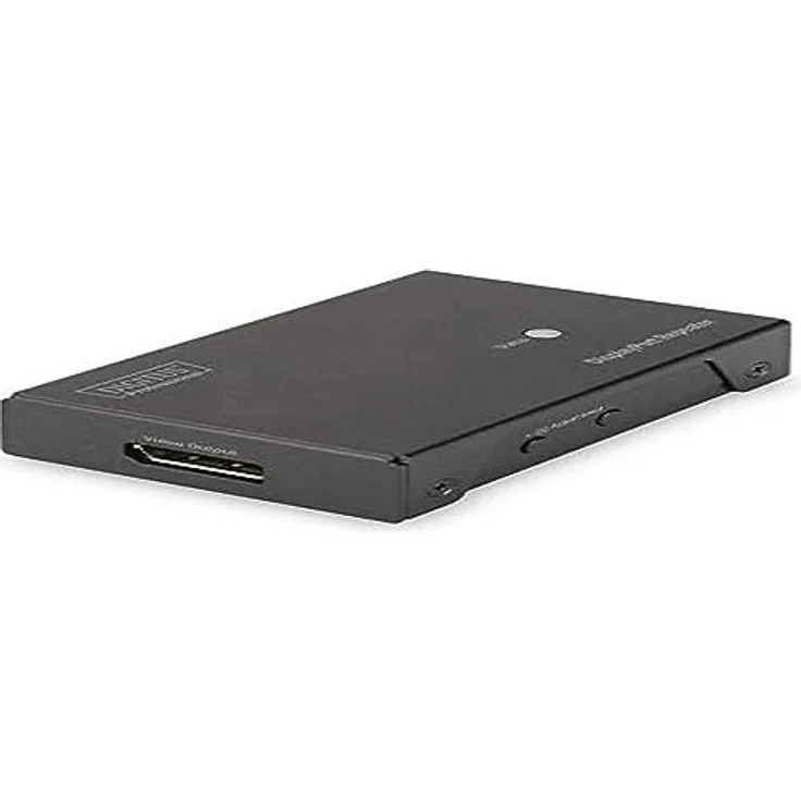 DIGITUS 4K DisplayPort Repeater, UltraHD bis zu 13 m, FullHD bis zu 20 m, Auflösung 3840 x 2160 bei 60 Hz, schwarz – Bild 1