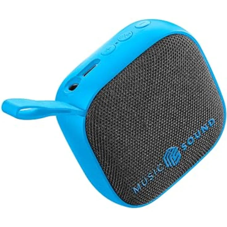 Music Sound MINI Bluetooth-Lautsprecher, 3 Watt Leistung, 4 Stunden Spielzeit, kompakt und tragbar, blau