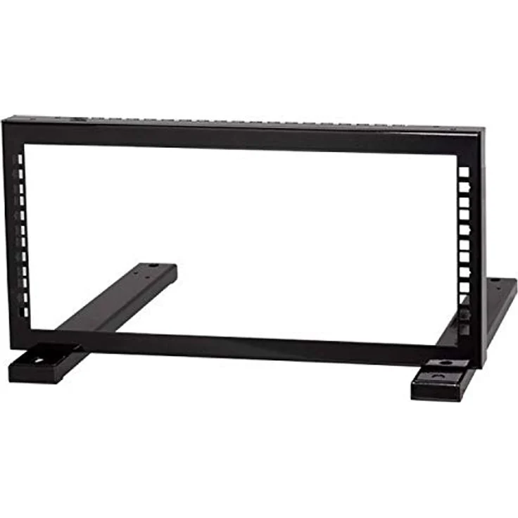Stalflex Server Netzwerkschrank 4U, Open Frame Rack aus hochbelastbarem Metall, 19 Zoll für Netzwerk- und Servergeräte – Bild 1