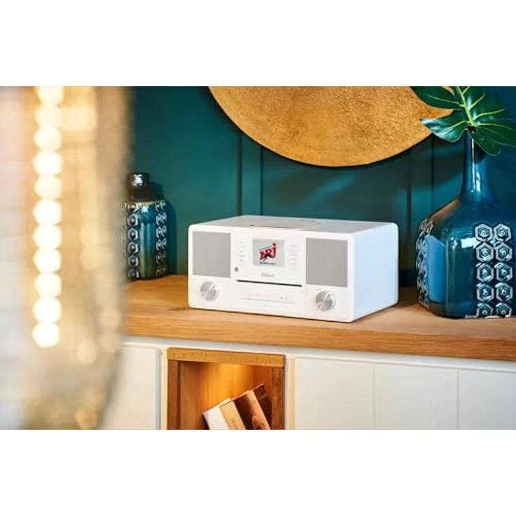 Block Aurora Digitalradio (UKW, DAB+), TFT, weiß – Bild 2