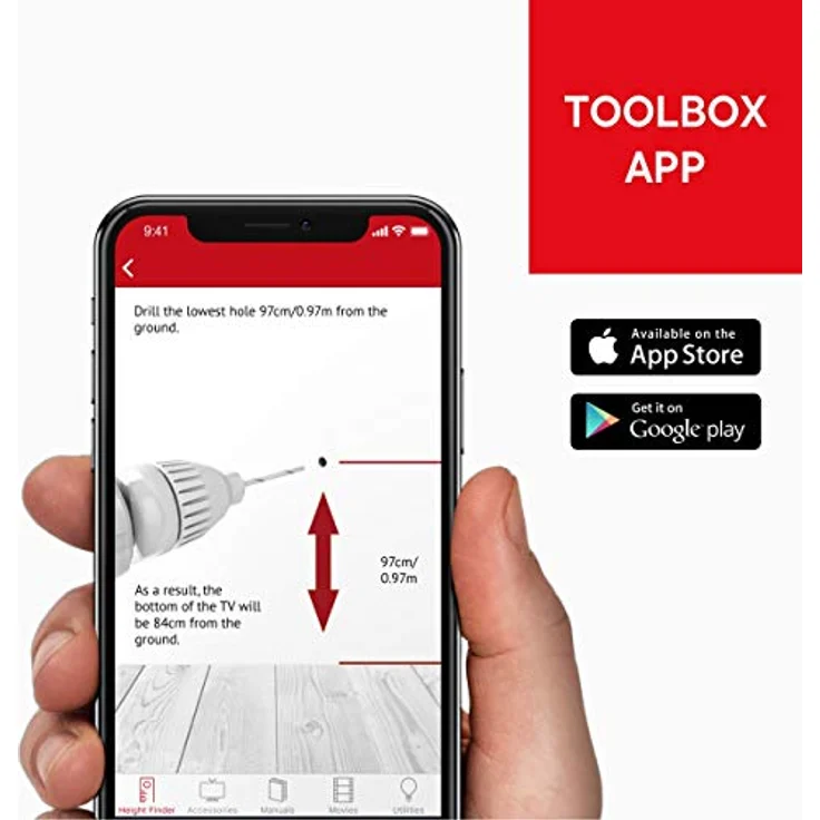 One For All WM2151 Universal TV Wall Mount Smart Turn, VESA 100 x 100, TV-Wandhalterung für Bildschirmgröße von 13 Zoll bis 27 Zoll, max. 30 kg – Bild 5