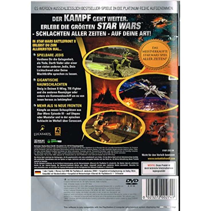 Star Wars - Battlefront 2  [PLA] (PS2) – Bild 2