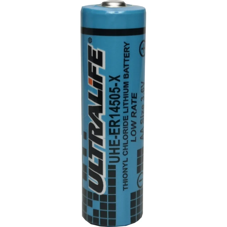 Ultralife UHE-ER14505-X, AA Lithium-Thionylchlorid Rundzelle, 3,6V 2400mAh (low rate), hohe Energiedichte, temperaturbeständig von -55 bis +85°C