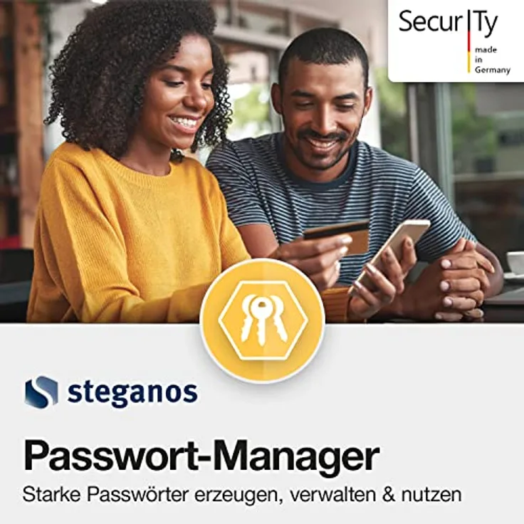 Steganos Passwörter sichern mit dem Passwort Manager | Passwörter verwalten | Passwort Safe | 1 Jahr für 5PCs | Windows und Mac