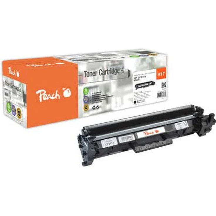 Peach Toner PEA CF217A Modul (BK), remanufactured für konstante Druckqualität, schwarz