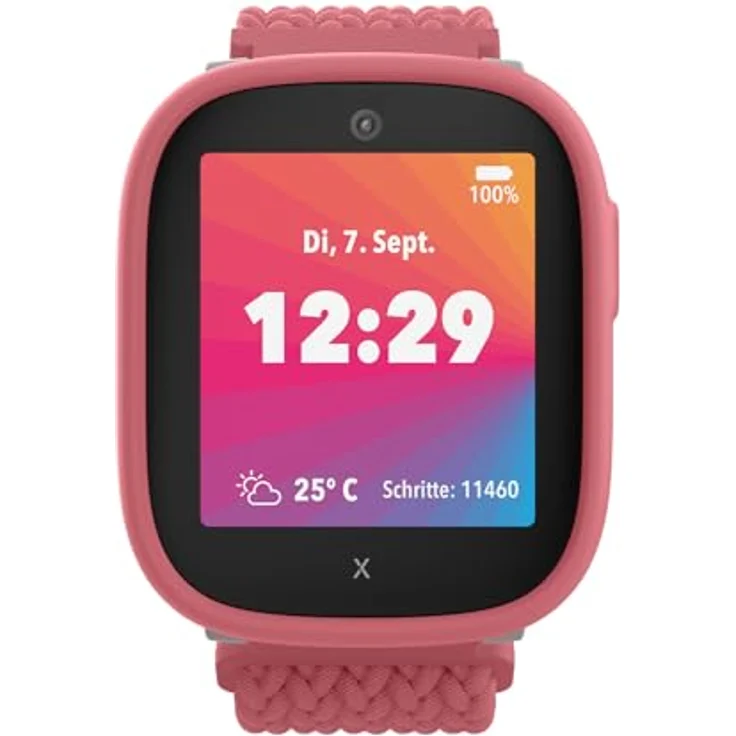 XPLORA X6 Play - wasserdichte Telefon Uhr für Kinder - 4G, Anrufe, Nachrichten, GPS, SOS-Funktion, Kamera, Schrittzähler - 2 Jahre Garantie (ROSA) – Bild 2