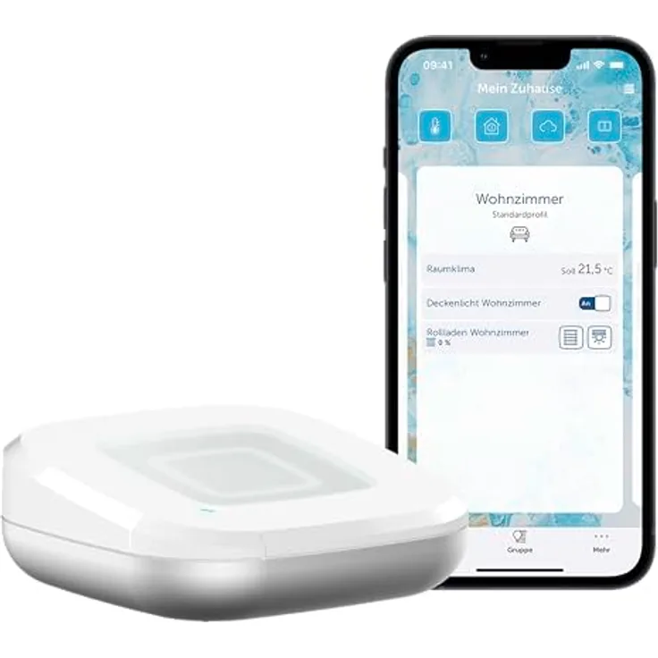 Homematic IP Access Point 2, Smart Home Gateway mit App und Sprachsteuerung über Amazon Alexa, sicherer Zugang, 161314A0