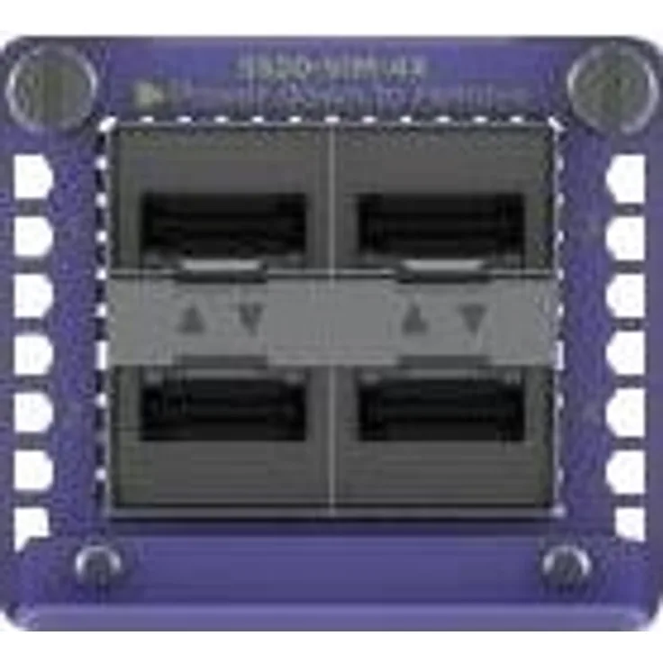 Extreme Networks Accessories 5520 Versatile Interface Module with four 10GbE SFP+ ports, supported on ExtremeSwitching 5520