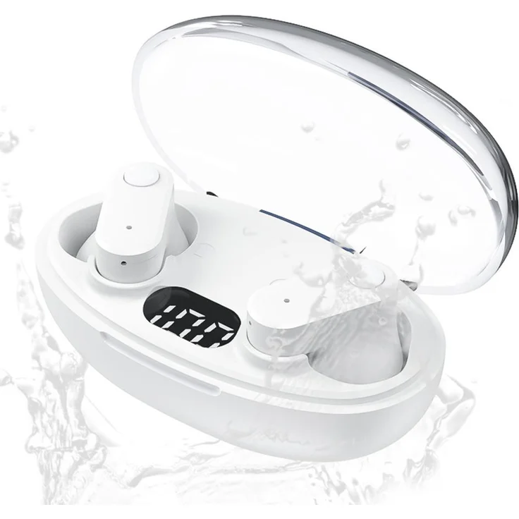 Valdus True Wireless In-Ear Ohrhörer, Kabellose Bluetooth Kopfhörer mit klarer Klangqualität, Bassverstärkung und langer Akkulaufzeit – Weiß