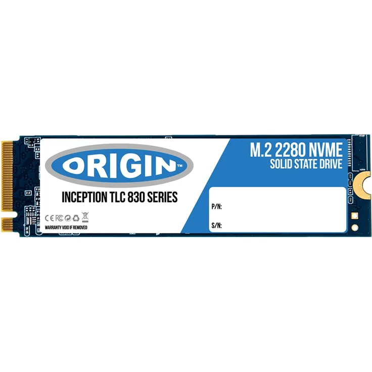Origin Storage OTLC2563DNVMEM.2/80, 256 GB M.2 2280 SSD mit TLC830 Pro Technologie und 3 Jahren Austauschgarantie