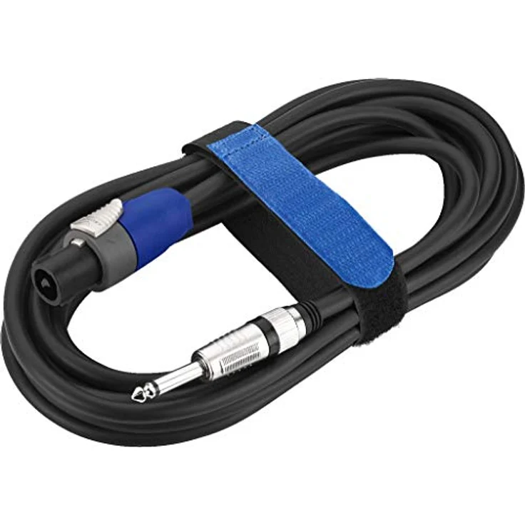 MONACOR MSCN-8100/SW Lautsprecherkabel (Speakon-Stecker / Klinkenstecker) 10m schwarz – Bild 2