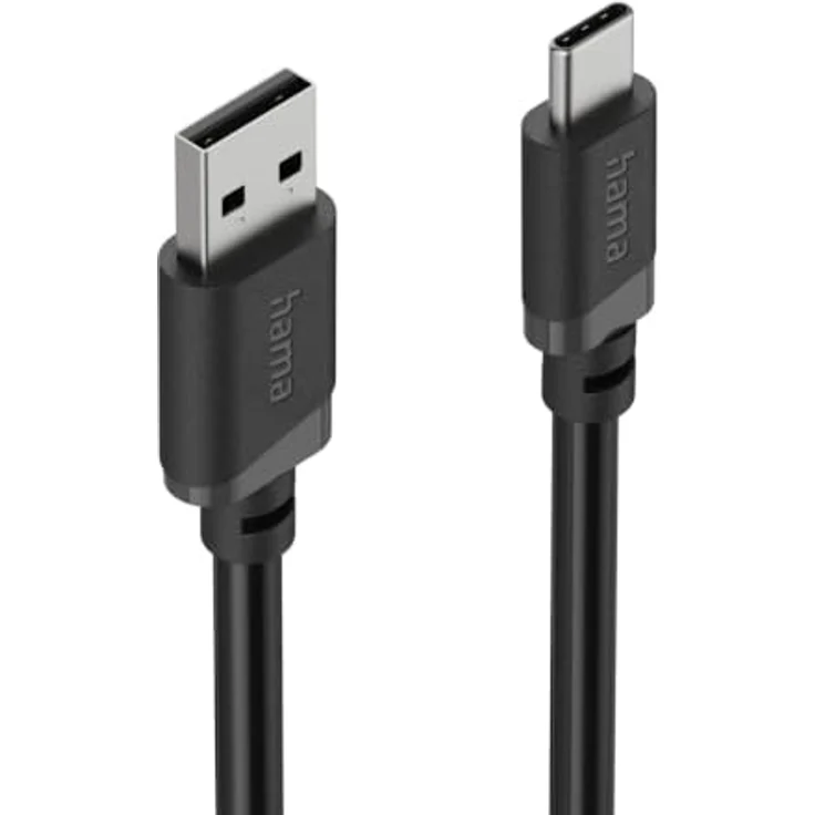 Hama Ladekabel USB-A auf USB-C, Schnellladekabel mit 3 A, 1m, Schwarz – Bild 4