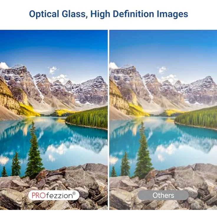 PROfezzion Slim UV Filter 49mm, Schutzfilter mit 6-facher Beschichtung für Canon EOS R100/R50/R10 & M-Serie, japanisches optisches Glas, Schutz vor Staub & Kratzern – Bild 4