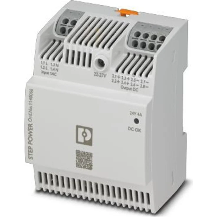 Phoenix Contact STEP3-PS/1AC/24DC/4/PT Netzteil 96 W, kompakt, weiß, für smarte Gebäudeautomation, Push-in-Anschlusstechnik