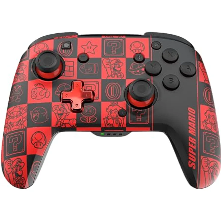 PDP Official Wireless Deluxe Controller Nintendo Switch GLOW - Super Icons – Bild 1