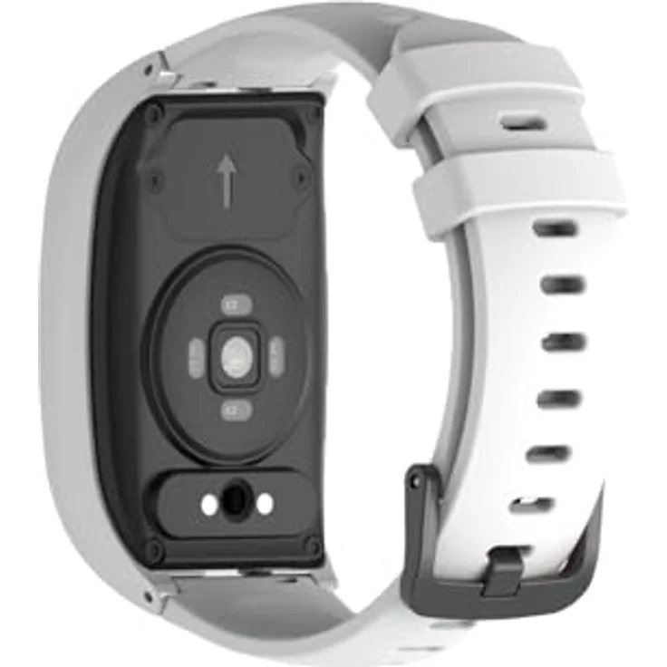 James B8 Smartwatch, mit weißem Silikonarmband, 18mm, Notruffunktion, 4G, Gesundheitsmonitoring – Bild 3
