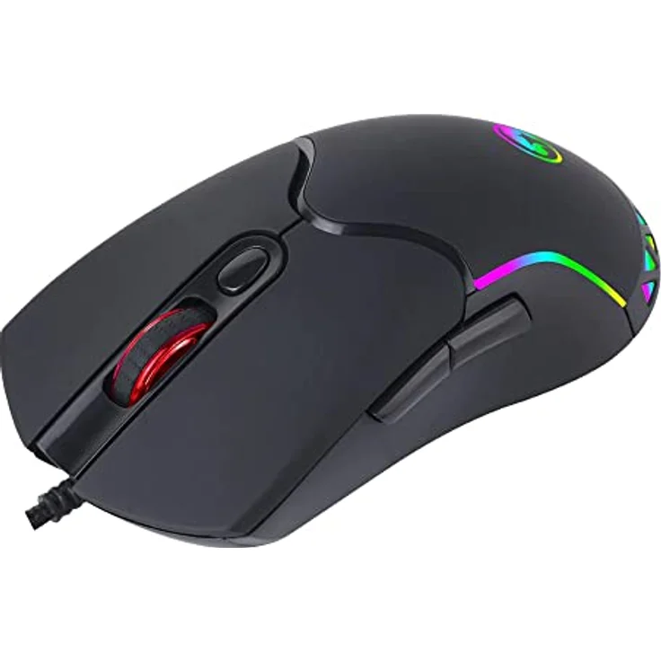 Marvo M359 Gaming-Maus mit 800-3200 DPI, RGB-Beleuchtung, Schwarz – Bild 4