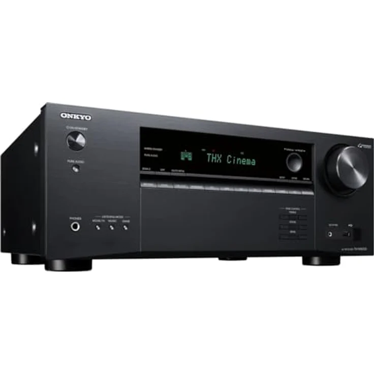 Onkyo TXNR6100M2 Aktion Verstärker mit THX® Certified Select, 8K Ultra HD, und Dolby Atmos, 5 GHz/2,4 GHz Dual-Band Wi-Fi® - Schwarz – Bild 3