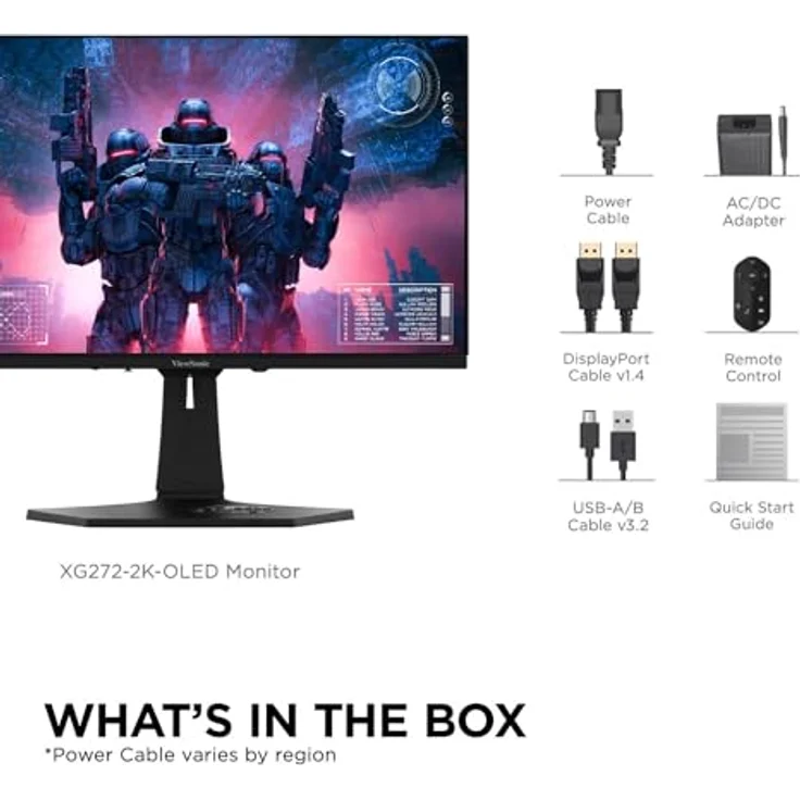 ViewSonic XG272-2K-OLED 67cm (27") WQHD 16:9 OLED Gaming Monitor HDMI/DP/USB – Bild 9