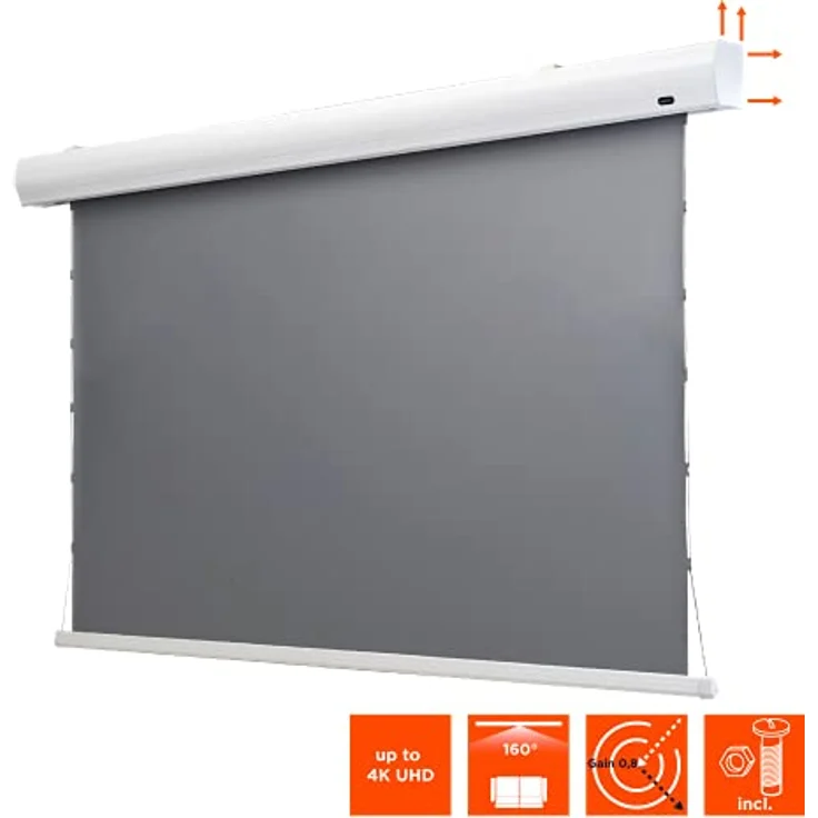 celexon HomeCinema Motorleinwand Tension 177 x 99 cm, 80'' - Dynamic Slate ALR – Bild 11