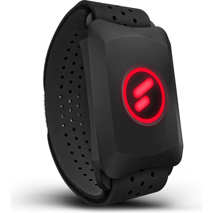 Sportstech sPulse Pulsmesser, Herzfrequenzmesser mit Bluetooth, LED-Sensor, verstellbarem Klettarmband