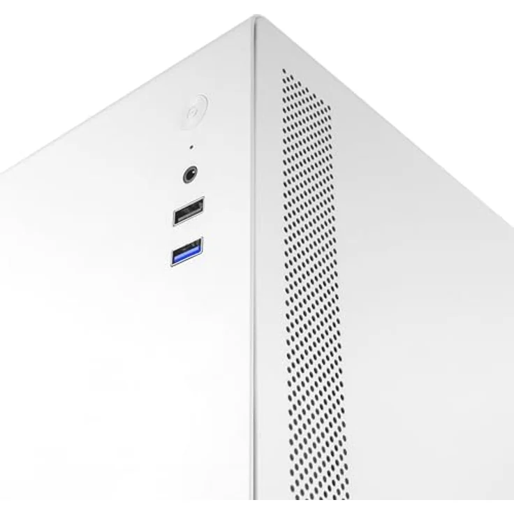 Mars Gaming Tacens NOVAX, Micro-ATX PC-Gehäuse mit robustem Ganzmetall-Design, 80mm Lüfter, große Kapazität, Weiß – Bild 4