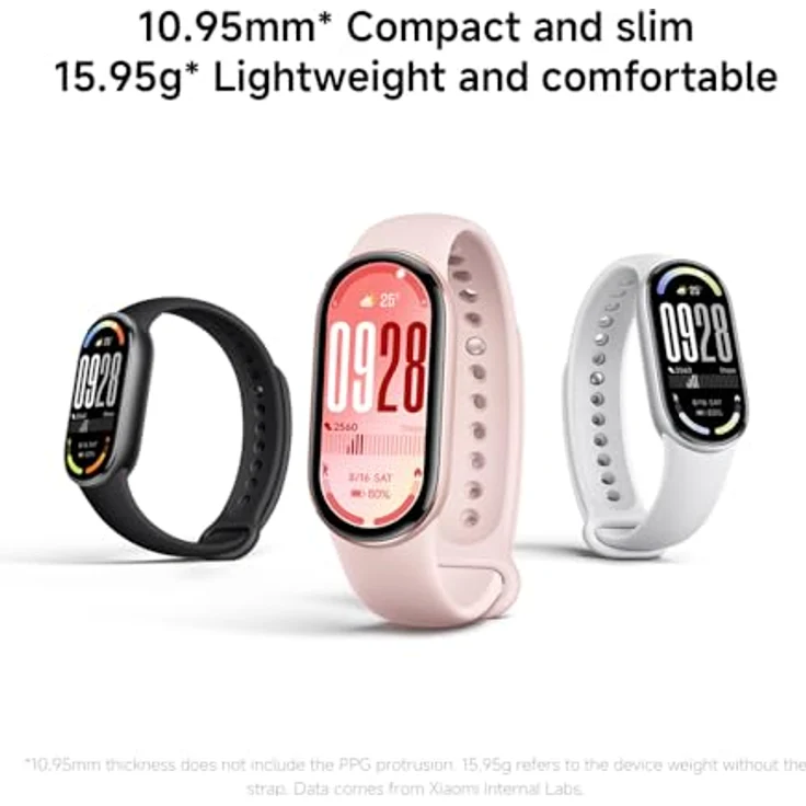 XIAOMI Smartband 10, Fitness Tracker mit 1,72" AMOLED-Display, 150+ Sportmodi, 5ATM wasserdicht, Midnight Black – Bild 7