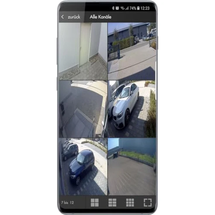 LUPUS Smart-Home Videoüberwachungs-Set, 4x LE213 WLAN Alarm-Kamera mit 3 MP, Sirene, Flutlicht & Täteransprache + 1x LE918 8-Kanal Rekorder mit 2 TB HDD, weiß – Bild 2