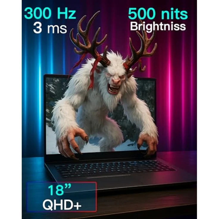 Alienware Area-51 18 Zoll Gaming Laptop, GeForce RTX 5080 16GB GDDR7, 45.7 cm QHD+ 300Hz, Intel Ultra 9 275HX, 64GB DDR5, AlienFX RGB, Wi-Fi 7, Quad Fan Cooling, Win 11PRO – Bild 3