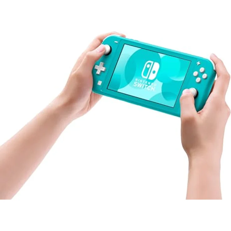 Nintendo Switch Lite (ohne Netzteil), Kompakte Konsole für unterwegs mit integrierter Steuerung, Gelb – Bild 4