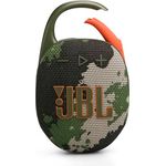 JBL Clip 5 in Camouflage – Tragbare Bluetooth-Lautsprecher-Box mit Pro Sound, tiefem Bass und 12 h Laufzeit