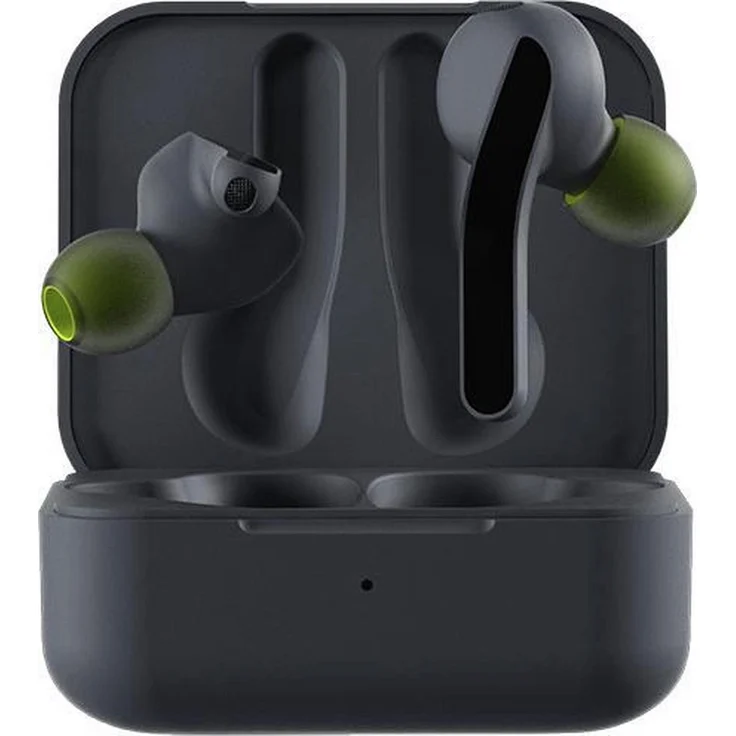 RollingSQUARE HYPHEN 2 kabellose Ohrhörer in Grau mit Touch-Bedienelementen, Ladehülle und Mikrofon – Bild 1