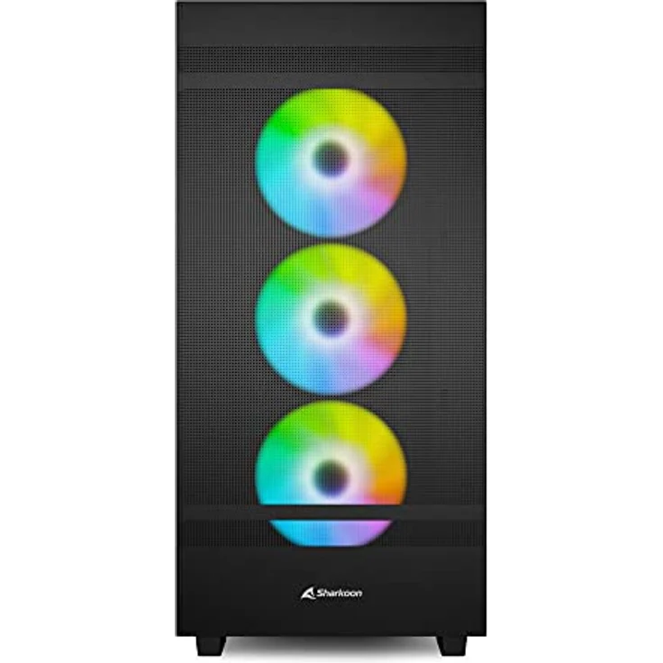 Sharkoon Rebel C50 RGB, ATX PC-Gehäuse, Schwarz – Bild 2