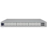 Ubiquiti UniFi Switch Pro 48, 48-port Layer 3-Netzwerk Switch mit 4 SFP28-Ports, PoE bis 1080 W, Silber
