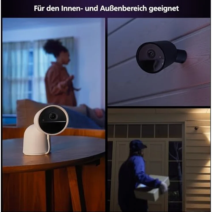 Philips Hue Secure 5-Meter-Outdoor-Kabel, für den Betrieb der kabelgebundenen Hue Secure Kameras im Außenbereich, zum Anschluss Outdoor Netzteil (separat erhältlich), schwarz – Bild 4