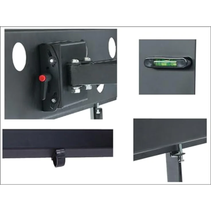 NEG Profi VESA Universal TV-Wandhalterung Extender 5015 Big Screen (schwarz) - Schwenk-, neig- und ausziehbar, Full Motion – Bild 3
