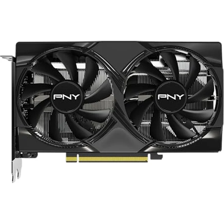 PNY GeForce RTX 5060, 8GB GDDR7 Gaming-Grafikkarte mit DLSS 4-Technologie, Dual-Lüfter-Kühlsystem und 128-Bit-Speicherschnittstelle – Bild 3