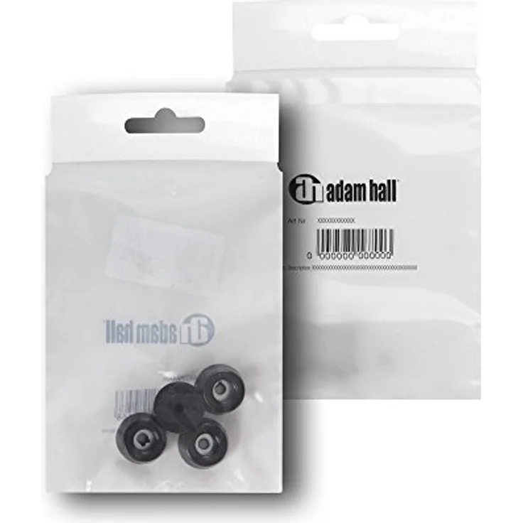 Adam Hall Hardware 4903 M4 AH - 4er Set Gummifuß 20 x 9 mm schwarz im Beutel – Bild 3