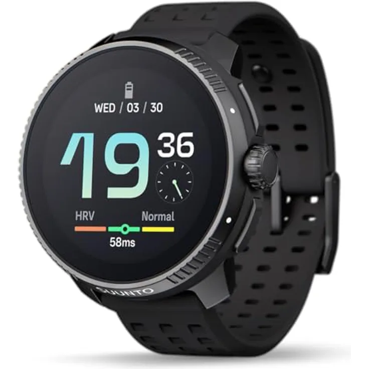 SUUNTO Race Sportuhr - Outdoor Smartwatch, 1,43" Helles AMOLED Display mit Saphirglas, Bequeme Uhrenkrone & Tasten Bedienung, Präzise Zweifrequenz GPS, Lange Akkulaufzeit, 100m Wasserdicht
