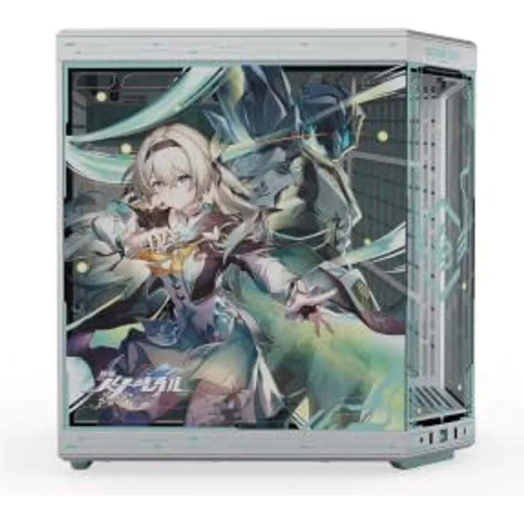 HYTE Y70 Firefly Edition, ATX Mid-Tower-Gehäuse mit Tempered Glass, hohe Kühlkapazität für 10 Lüfter – Bild 5