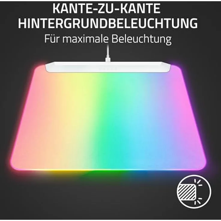 Razer Firefly V2 Pro, Mausmatte mit 15 individuell anpassbaren RGB-Beleuchtungszonen, Weiss – Bild 3