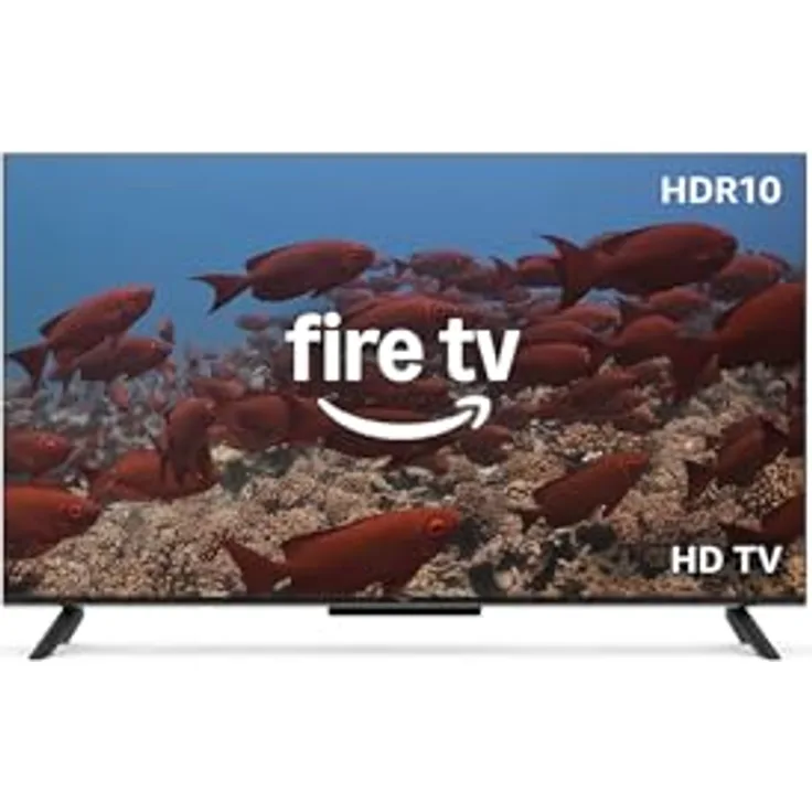 Amazon Ember 2-Serie mit Fire TV (neueste Generation), 32-Zoll-Smart-TV in HD mit Alexa-Fernbedienung, schnellem Streaming, Dolby Audio, Ambient-TV und kostenlosem Live-TV 