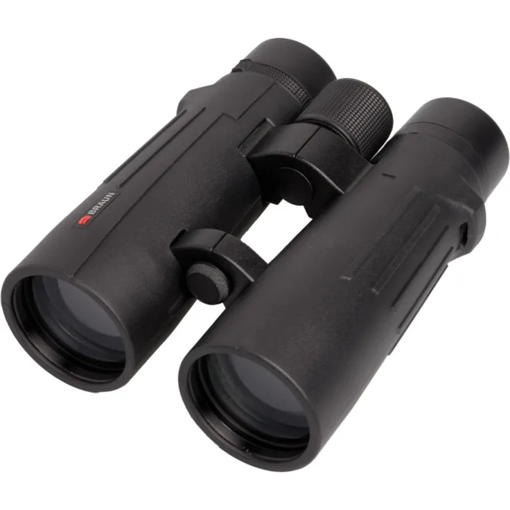 Braun Photo Compagno 10x50 WP, Wasserdichtes Fernglas mit 10-facher Vergrößerung und BAK-4 Prisma