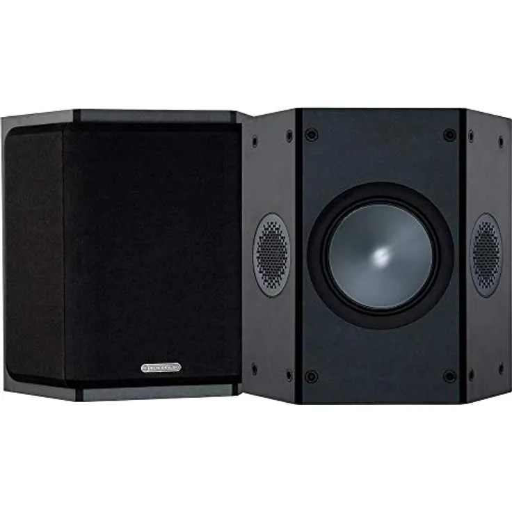 Monitor Audio Bronze FX 6G Surround-Lautsprecher, Schwarz, Dipol/Bipol, 2-Wege, 8 Ohm, 80 Watt, Geschlossenes Gehäuse, Passiv, Paar