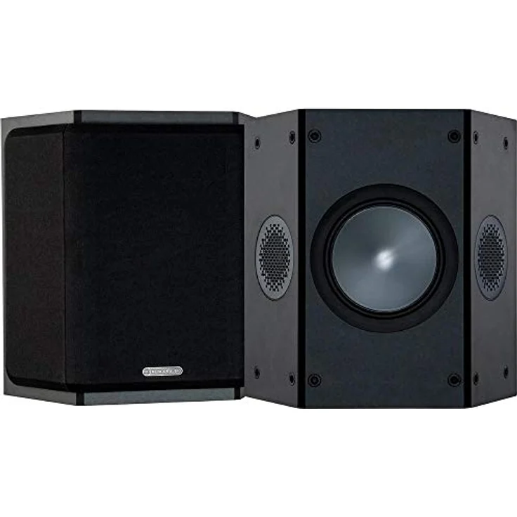 Monitor Audio Bronze FX 6G Surround-Lautsprecher, Schwarz, Dipol/Bipol, 2-Wege, 8 Ohm, 80 Watt, Geschlossenes Gehäuse, Passiv, Paar – Bild 1