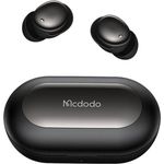 Mcdodo HP-4490, Kabellose Kopfhörer mit 24h Akkulaufzeit, ergonomischem Design und Geräuschunterdrückung, Schwarz