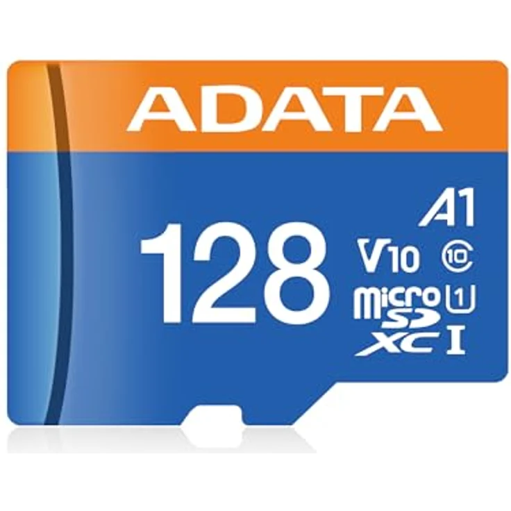 ADATA Premier Speicherkarte 128 GB MicroSDXC Klasse 10 UHS-I - Speicherkarten (128 GB, MicroSDXC, Klasse 10, UHS-I, 85 MB-s, Schwarz, Blau) – Bild 3