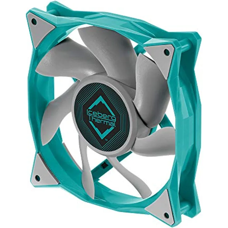 Iceberg Thermal IceGALE PWM Premium Gehäuselüfter, 120 mm, Blaugrün