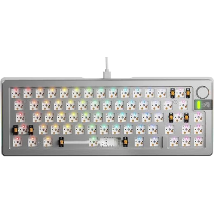 Glorious PC Gaming Race Gmmk 3 Pro 65% Barebone Gaming-Tastatur, CNC-aluminiumgehäuse, Hot-Swap mechanische Switches, RGB-Beleuchtung, ANSI Layout – Bild 6